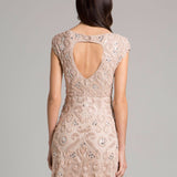 Lara 33404 - Nude Short Dress