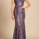 Lara 33491 - Fitted Lace Mermaid Gown OUTLET