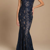 Lara 33491 - Fitted Lace Mermaid Gown OUTLET