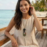 Artisanal Woodland Pendant Necklace