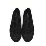 Elaina Raffia Mary Janes