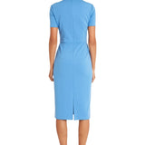 Short Sleeve Sheath Dress