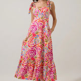 Palm Beach Bloom Midi Dress