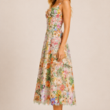 The Monet Watercolor Lace Midi
