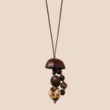 Artisanal Woodland Pendant Necklace