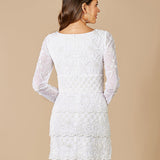 Lara Goldie Beaded V-Neck Mini Dress