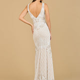 High-Neck Sleeveless Wedding Gown | 51136