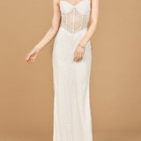 Lara 51189 - Embellished Strapless Gown with Slit