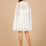 Beaded Bridal Cape Dress | 51192