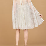 Beaded Bridal Cape Dress | 51192