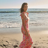 Palm Beach Bloom Midi Dress