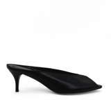 Audrey II Peeptoe Leather Mule
