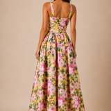 Eleanor Belted Floral Midi Dress