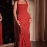 Ladivine 7433 Dress Versatile Tie Chiffon Strapless Dress