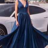Ladivine 7447 Dress A-Line Soft Satin Gown