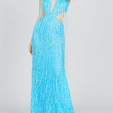 Carrie Fringe Beaded Dress  - OUTLET