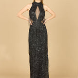 Carrie Fringe Beaded Dress  - OUTLET