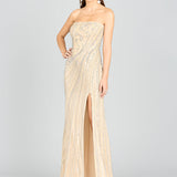 Freddy Strapless Beaded Gown