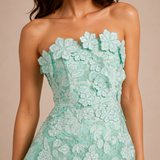 Celeste Bloom Lace Midi Dress