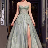 Andrea & Leo A1378 Dress Strapless Layered Tulle Ball Gown