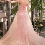 Andrea & Leo A1382 Dress Tulle Daisy Overskirt Gown
