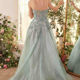 Andrea & Leo A1387 Dress Strapless Embellished Tulle Ball Gown