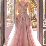 Andrea & Leo A1416 Dress A-Line Lace & Tulle Gown