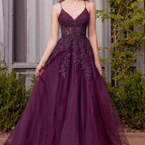 Andrea & Leo A1416 Dress A-Line Lace & Tulle Gown