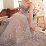 Andrea & Leo A1458 Dress Under The Sea Embroidery A-Line Gown
