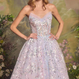 Andrea & Leo A1485 Strapless Sweetheart Romantic A-Line Dress