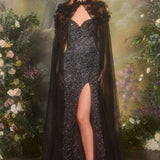 Andrea & Leo A1494 Strapless Sweetheart Fitted Formal Gown