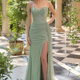 Andrea & Leo A1494 Strapless Sweetheart Fitted Formal Gown