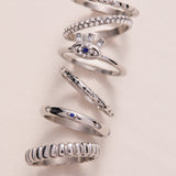 Evil Eye Stacking Ring Set of 3