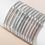 August Everyday Birthstone Pave Bolo Bracelet
