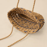 Handwoven Paper Straw Open-Weave Tote Bag