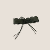 Lace-Trimmed Waist Cincher Belt