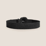 Natural Woven Straw Belt With Square Buckle