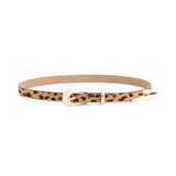 Cheetah Liquid Metal Western Belt