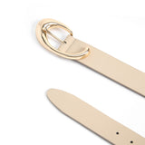 Sculpted Flow Belt in Ivory