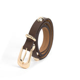 Teardrop Studded Belt in Coffee