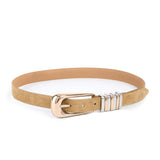 Metal Core Belt in Shiitake