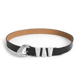 Modern Western Belt in Black