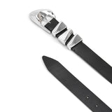 Modern Western Belt in Black