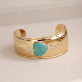 Turquoise Solstice Thick Cuff