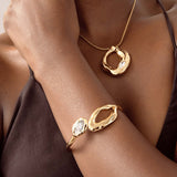 Molten Marquise Cuff