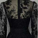 Cinderella Divine CD233 Long Sleeve Embellished Ball Gown