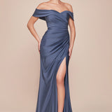 Ladivine CD790 Dress Off the Shoulder Stretch Spandex Gown
