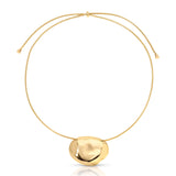Molten Metal Pendant Necklace