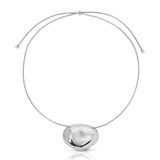 Molten Metal Pendant Necklace