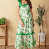 FOREVER MINE WOVEN MIDI DRESS